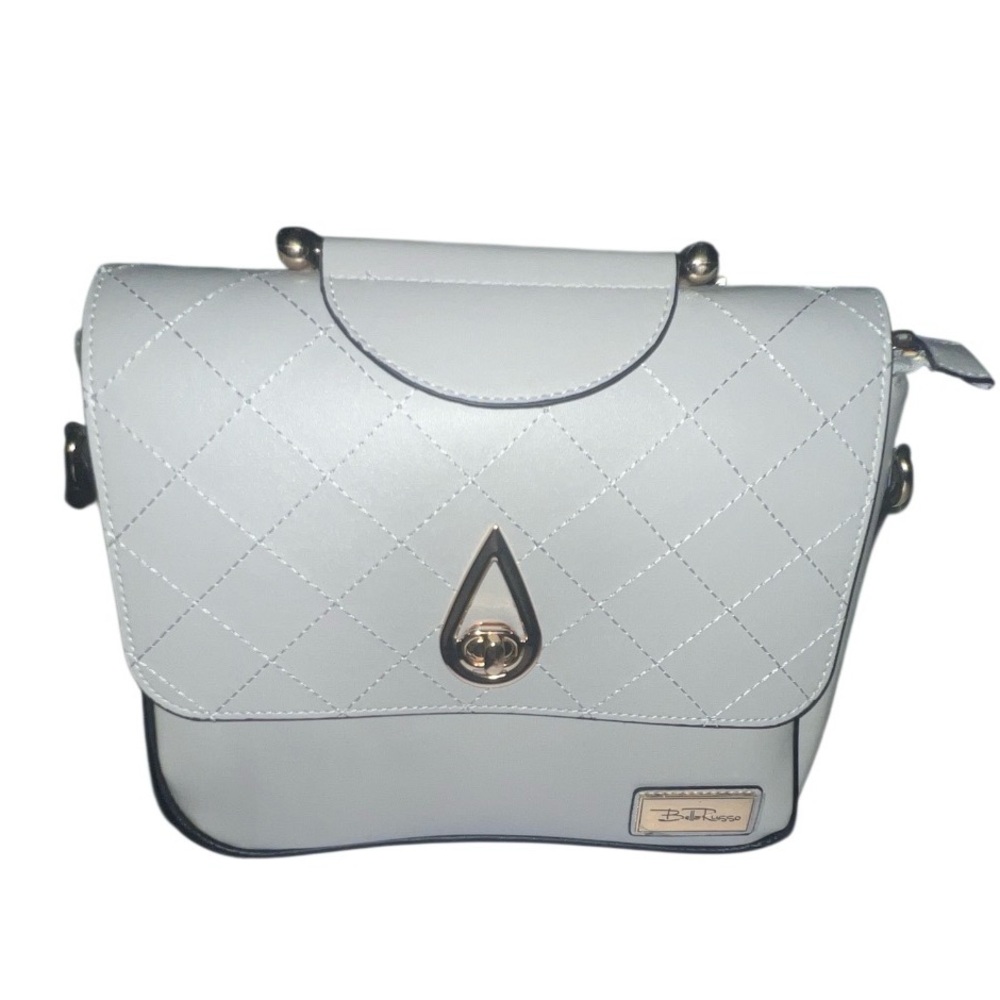 Belle Russo Elegant Grey Crossbody Bag - Picture 3 of 6